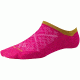 Smartwool PhD Run Ultra Light No Show Sock - Womens-Bright Pink-Small