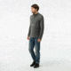 Smartwool Ripple Ridge Half Zip Sweater - Mens, Light Gray Heather/Charcol Heather, 2XL, SW000296B21