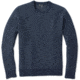 Smartwool Ripple Ridge Tick Stitch Crew Sweater - Men's, Deep Navy Heather, Small, SW019049108-S