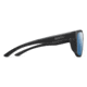 Smith Barra Sunglasses, Matte Black Frame, ChromaPop Glass Polarized Blue Mirror Lens, 20522300360QG