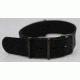 Smith&amp;Bradley Ltd. Sans-13 PVD Black-Coated 42mm Watch, Black Face/Black NATO Band Sans-black-BNATO