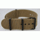 Smith&amp;Bradley Ltd. Sans-13 PVD Black-Coated 42mm Watch, Black Face/Coyote Tan NATO Band Sans-black-CTNATO