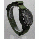 Smith&amp;Bradley Ltd. Sans-13 PVD Black-Coated 42mm Watch, Black Face/OD Green NATO Band Sans-black-ODNATO