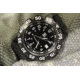 Smith&amp;Bradley Ltd. Sans-13 PVD Black-Coated 42mm Watch, Black Face/Black Rubber Band Sans-black-RBS