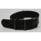 Smith&amp;Bradley Ltd. Sans-13 Stainless Steel 42mm Watch, Black-Silver Face/Black NATO Band Sans-stainless-BNATO