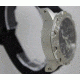 Smith&amp;Bradley Ltd. Sans-13 Stainless Steel 42mm Watch, Black-Silver Face/Rubber Black Band Sans-stainless-RBS