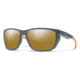 Smith Longfin Sunglasses, Matte Thunder Frame, Chromapop Bronze Mirror Lens, 201515FRE59QE