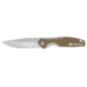 Smith &amp; Wesson Cleft Spring Assist Folding Knife, 3.4in, Clip Point 8Cr13MoV Stainless Steel Blade, Stainless Steel/G10 Handle, 1122572