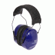 Smith &amp; Wesson NRR 25 Premium earmuff with blue earcups, Blue, One Size SW209C