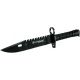 Smith &amp; Wesson Special Ops M-9 Bayonet Knife, Steel Spear Point Blade, Black Nylon Fiber Handle, Clam Package, 12.8in, SW3BCP