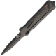 Smith &amp; Wesson Out The Front A/O Folding Knife, 5.25in Closed, 3.25in Black Oxide Coated Double Edge Aus-8 SS Blade, Black Aluminum Handle, 1092048
