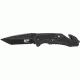 Smith and Wesson Military and Police Liner Lock Folding Knife, Black / Silver, Medium