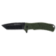 Smith &amp; Wesson Spring Assisted Folding Knife w/Bottle Opener, 3in, Stainless Steel, Tanto Blade, OD Green Polymer Handle, 1208879