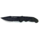 Smith &amp; Wesson SWAT II Spring Assisted Folding Knife, 3.5in, 8Cr13MoV Steel Blade, 4.9in, Rubberized Aluminum Handle, 1100058