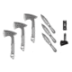 Smith &amp; Wesson Throwing Axe and Knife Combo Set, 6 Piece, 1122228