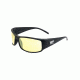 Smith &amp; Wesson Thunderbolt Full Frame Shooting Glasses, Matte Black/Amber, 110167