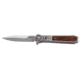 Smith &amp; Wesson Unwavered Spring Assisted Opening Folding Knives, 3.5in, Dagger, Rosewood Handle, 1205011