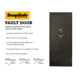 Snapsafe, A Hornady Company Aux Vault Door, 32x80 in, 75416
