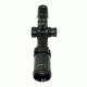 Sniper 1-4X28mm Rifle Scope QTA W/E, RGB Tri-Illumination Etched Horseshoe Glass Reticle w/ 5 in Eye relief, Black LT1-4x28LT