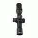 Sniper 1-4X28mm Rifle Scope QTA W/E, RGB Tri-Illumination Etched Horseshoe Glass Reticle w/ 5 in Eye relief, Black LT1-4x28LT