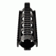 Sniper 2 Piece Drop In Quad Rail Handguard, 6.7 in Carbine Length w/ Extended Top Rail, Black, For .223 And 5.56, Fits 6.75 in To 7 in MQRSLX