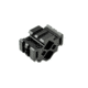 Sniper 2 Slot Riser Barrel Mount w/ Laser / Flashlight Mount, Black, Clamping Range: Diameter .51 in - .78 in MBR02