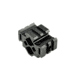 Sniper 2 Slot Riser Barrel Mount w/ Laser / Flashlight Mount, Black, Clamping Range: Diameter .51 in - .78 in MBR02