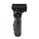 Sniper 5 Position Folding Foregrip Grip w/ Storage, Molded Finger Grooves, Polymer, Black GP08