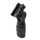 Sniper 5 Position Folding Foregrip Grip w/ Storage, Molded Finger Grooves, Polymer, Black GP08