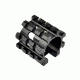 Sniper 5 Position Tactical Rail Barrel Mount for 12 Gauge Shotgun, Black MBRAR