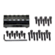 Sniper 5 Slot Tactical Rail Barrel Mount for 0.51 in - 0.78 in, Picatinny / Weaver Rail, Black MBR5S