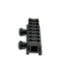 Sniper 7 Slot Riser Rifle Scope Mount w/ See Through Hole for Picatinny/Weaver, Black MRSSM7, EDEMO1
