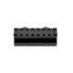 Sniper 7 Slot Riser Rifle Scope Mount w/ See Through Hole for Picatinny/Weaver, Black MRSSM7, EDEMO1