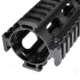 Sniper AR .308 2 Piece Drop-In Quad Rail Handguard, 8.75in, Round End Cap, DPMS Low Profile Pattern, Mid-Length, Black M38ML-A
