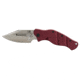 Sniper Bladeworks LPC Folding Knife, 3.53in S35VN Steel Satin Folding Blade, Red Handle, LPCREDSAT