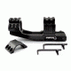 Sniper Tactical Cantilever Rings Top Rail Multiple Mount, Black, 1 in Diameter PT-25EX614