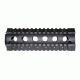 Sniper Two Piece Quad Handguard Rail Mount, Black MQRSL