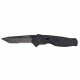 Sog Flash Ii Partially Serrated Folding Knife Tanto Black Tini Blade Clam Pack Tfsat98 Cp