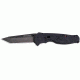 SOG Flash II Tanto Knife w/ SE Fold 3.5in. Steel Blade and Black Handle, BLK TiNi Finish, Black TFSAT8-CP
