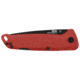 SOG Specialty Knives &amp; Tools Adventurer LB Folding Knife, 3in, CRYO 5CR15MOV, Drop Point, Red GRN Handle, Black, SOG-13-11-08-43