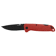 SOG Knives &amp; Tools Adventurer, Folding Knife, 3.5 in Drop Point Blade, 7.5 in Overall Length, 5Cr15MoV Steel Blade, Straight Edge, Satin Finish, Silver, Black Glass-Reinforced Nylon Handle, Thumb Stud Openers, Lock Back, SOG-13-11-08-43