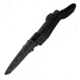 SOG SEAL Pup Elite 9.5 inch Fixed Blade Knife, Partially Serated Edge, Clip Point, AUS-8, Hardcased Black TiNi Blade, Black Handle, Kydex Sheath, E37T-K