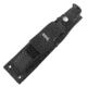 SOG SEAL Pup 9 inch Fixed Blade Knife, Partially Serrated Edge, Clip Point, AUS-8, Powder Coated Black Blade, Black Handle, Ballistic Nylon Sheath, M3N-CP