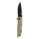 Sog SOG Adventurer LB Lock Back Knife FDE Tan Polymer 3" Black, Tan, 5Cr15MoV, adult, BHQ-210660