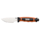 SOG Specialty Knives &amp; Tools 3.8 in. Bladelight Hunt LED Straight Edge Steel Blade Fixed Knife, Leather Sheath, Satin Finish, Orange BLT20L-CP