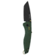 SOG Specialty Knives &amp; Tools Aegis AT Folding Knives, 3.13in, Straight Edge, Cryo D2 Steel, Drop Point, Forest, GRN Handle, SOG-11-41-13-41