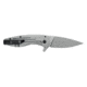 SOG Specialty Knives &amp; Tools Aegis FLK 3.38in Folding Knife, Stonewashed Drop Point Blade, Stainless Steel, 14-41-02-42