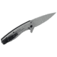 SOG Specialty Knives &amp; Tools Aegis FLK 3.38in Folding Knife, Stonewashed Drop Point Blade, Stainless Steel, 14-41-02-42