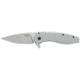 SOG Specialty Knives &amp; Tools Aegis FLK 3.38in Folding Knife, Stonewashed Drop Point Blade, Stainless Steel, 14-41-02-42