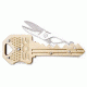 SOG Specialty Knives &amp; Tools Key Scissors, Brass KEY202